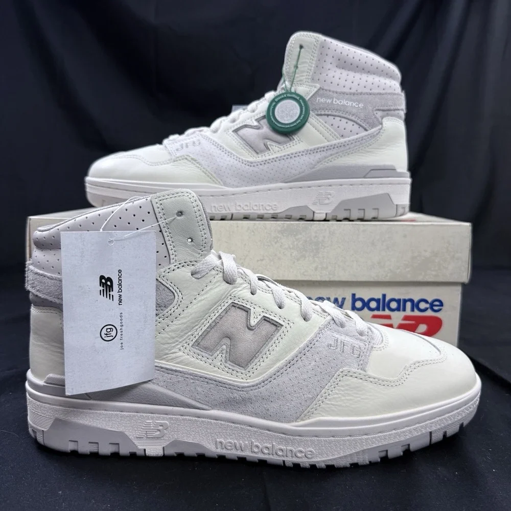 Size 11.5 New Balance Joe Freshgoods 650R Stuntman White Gray High Top BB650RZ1